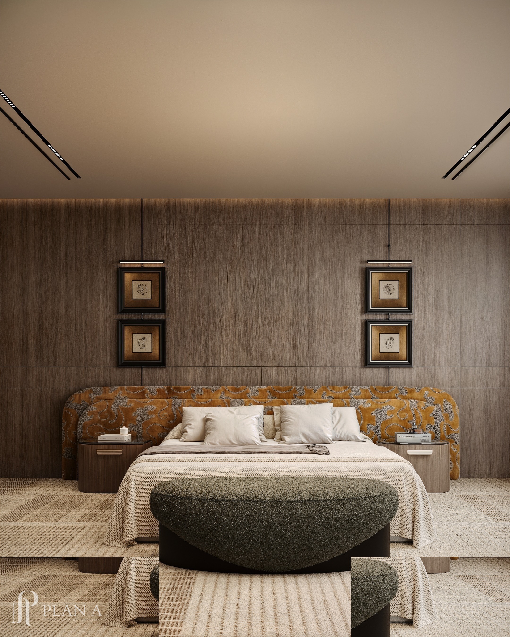 مشروع جناح غرفة النوم الرئيسية (Master Bedroom)